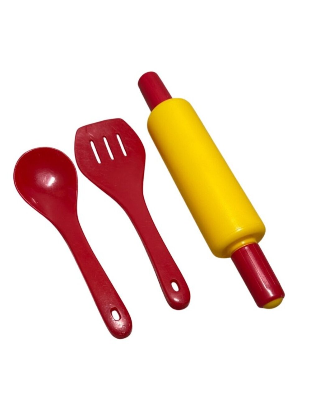 Battat Rolling Pin & Utensils Set Kids Plastic Play Kitchen
